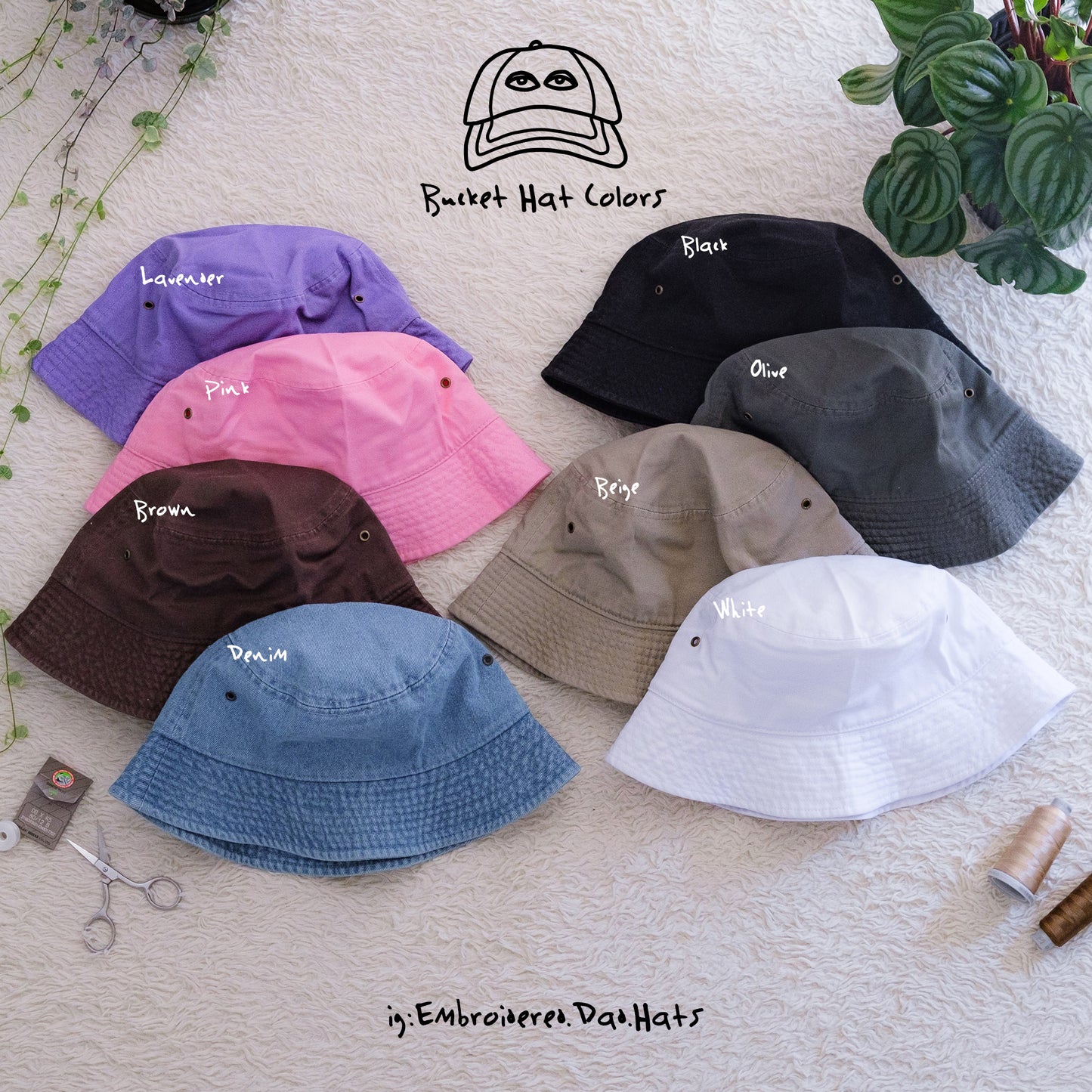 I'd Rather Be At The Scholastic Book Fair Embroidered Bucket Hat