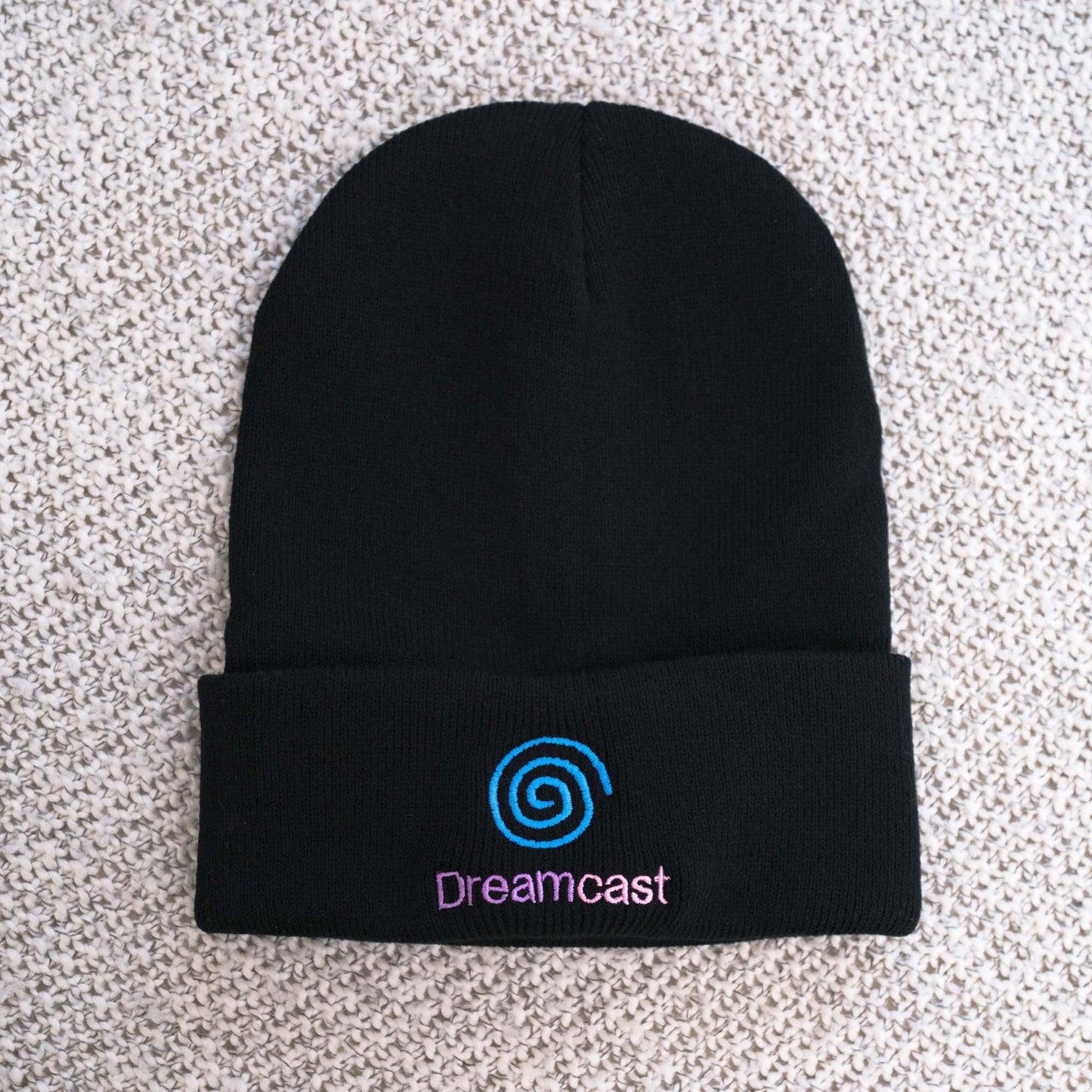 Dreamcast Vaporwave Retro Gaming Embroidered Beanie