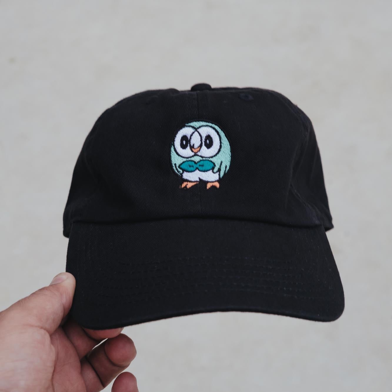 Rowlet Anime Embroidered Hat