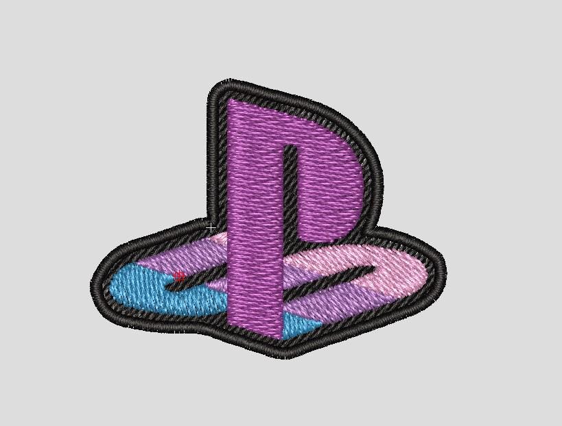 PS Vaporwave Retro Gaming Embroidered Patch