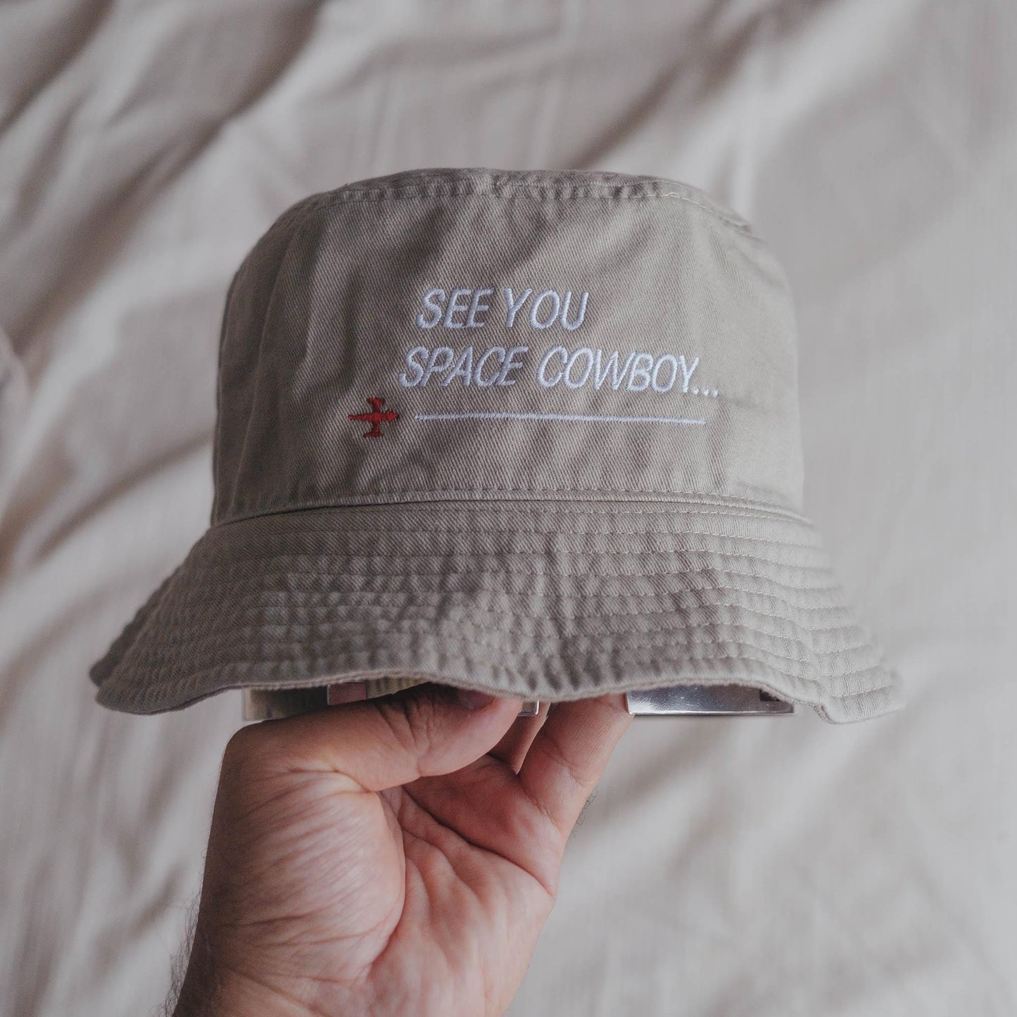 See You Space Cowboy Anime Embroidered Bucket Hat