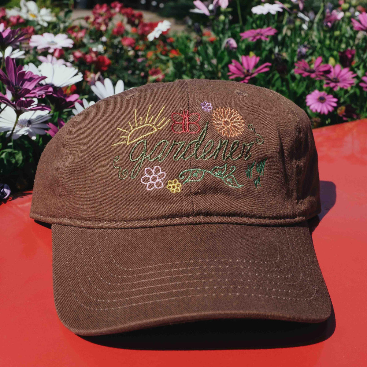 Gardener Botanical Embroidered Hat