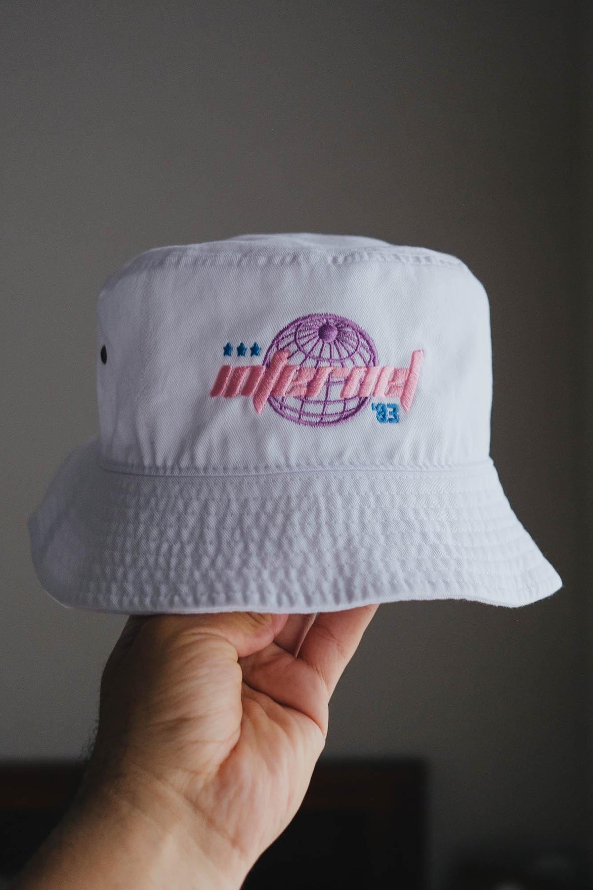 Internet Y2K Style Embroidered Bucket Hat