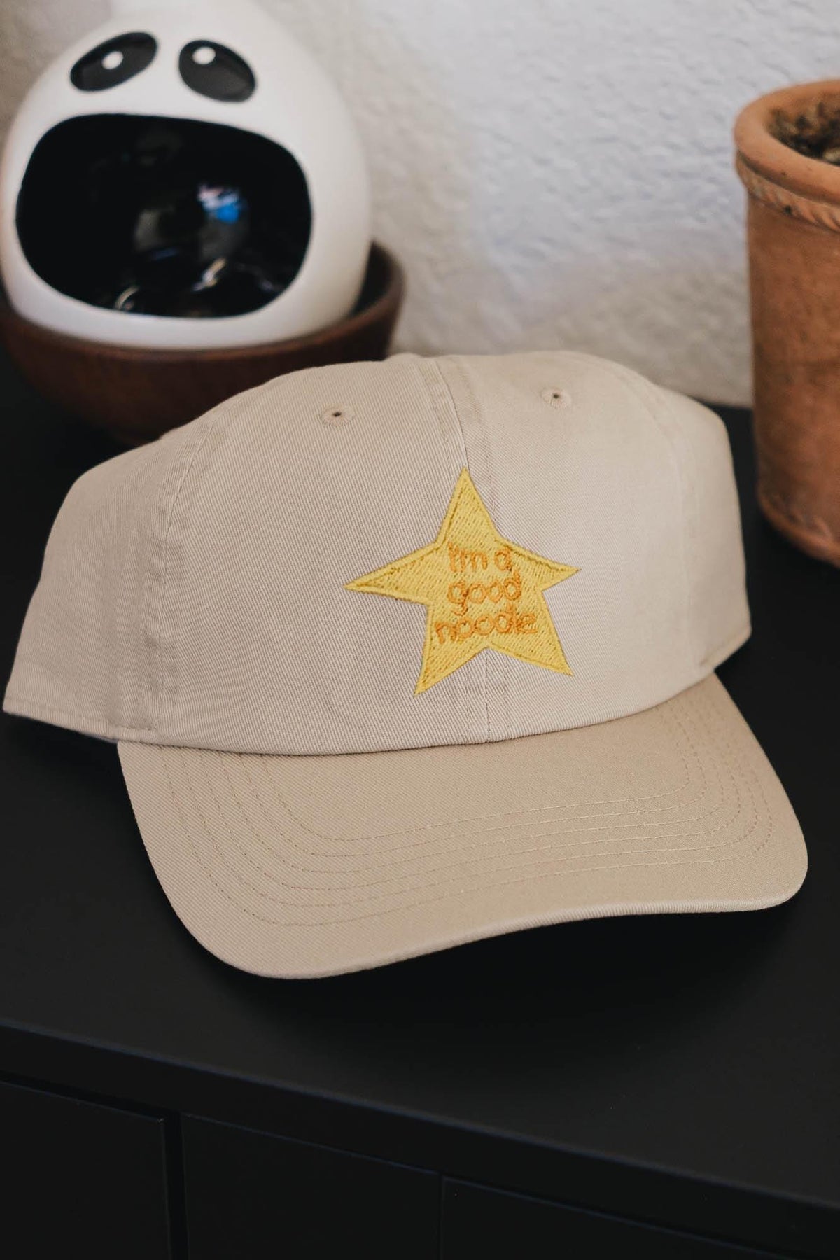 I am a Good Noodle Star Embroidered Dad Hat