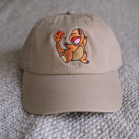 Charmander Anime Embroidered Hat