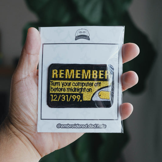 Remerber Y2K Retro Tech Embroidered Patch