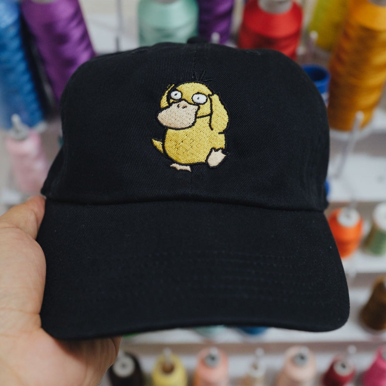 Psyduck Anime Embroidered Hat