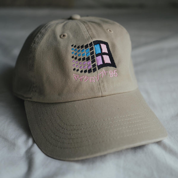 Windows 95 Vaporwave Embroidered Dad Hat