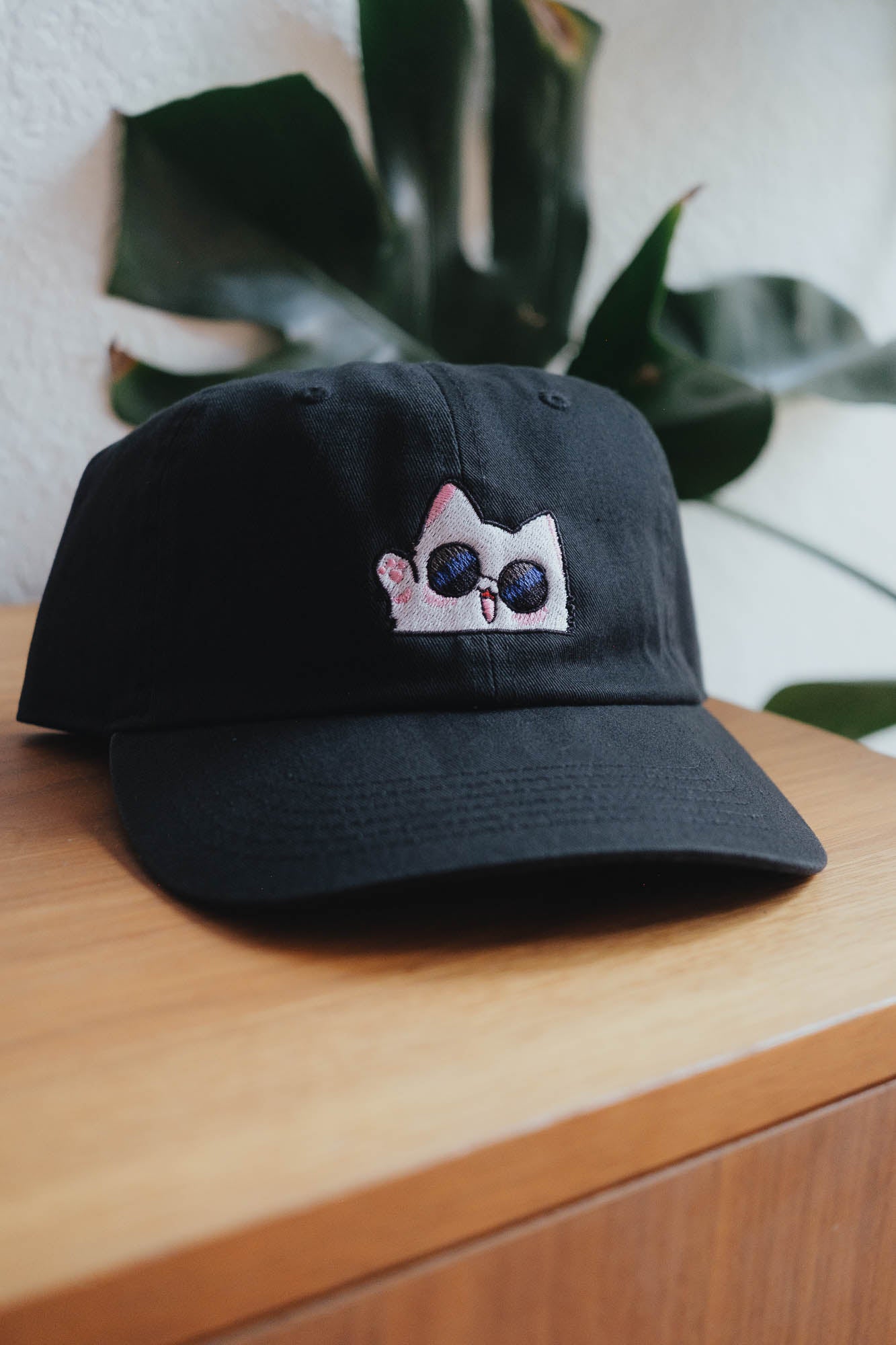 Gojo Cat Embroidered Dad Hat