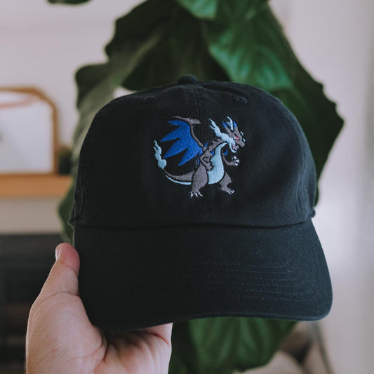 Mega Charizard X Anime Embroidered Hat