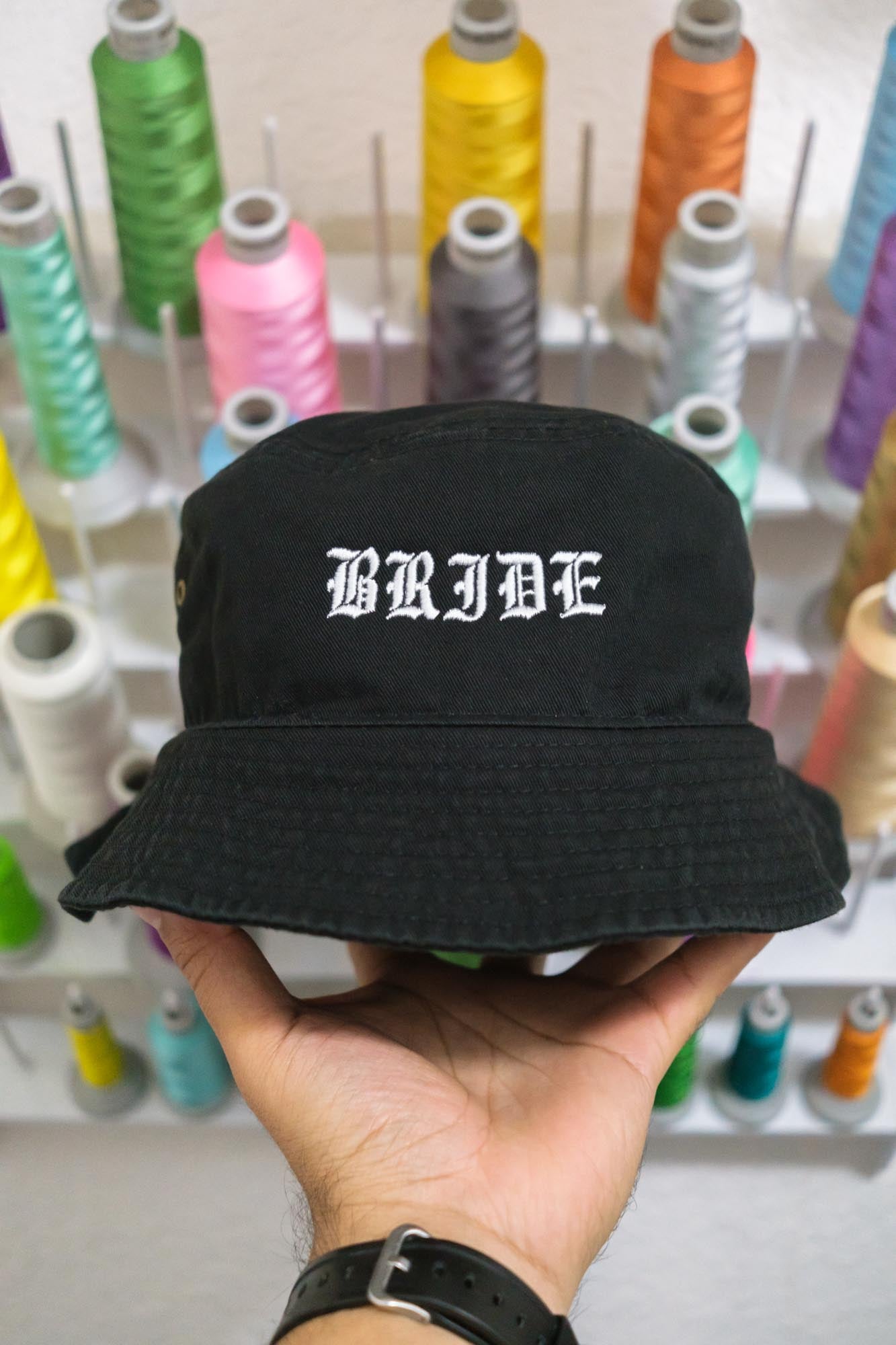 Your Text Here Embroidered Bucket Hat