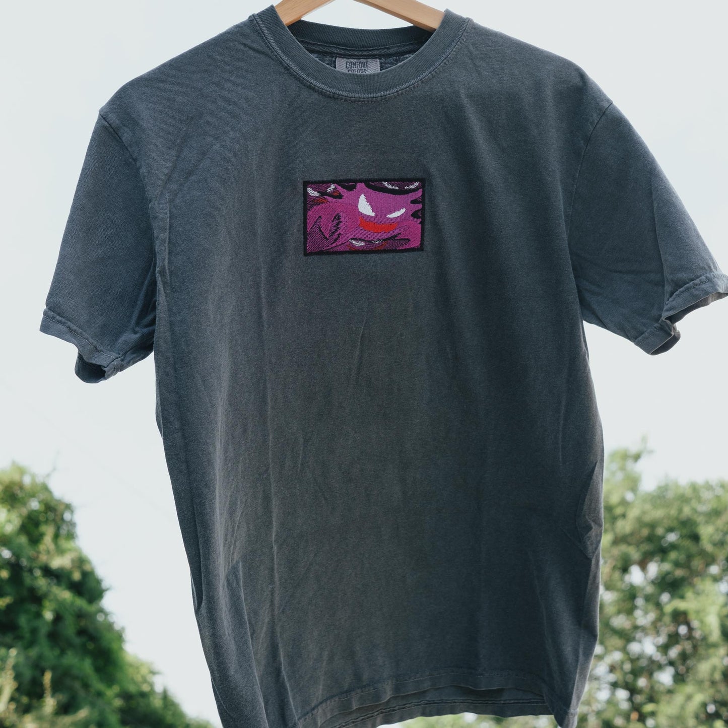 Haunter Ghost Type Embroidered T-Shirt