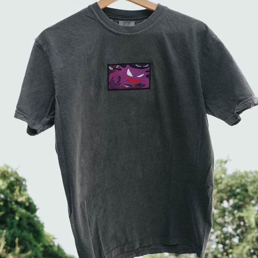 Haunter Ghost Type Anime Embroidered T-Shirt