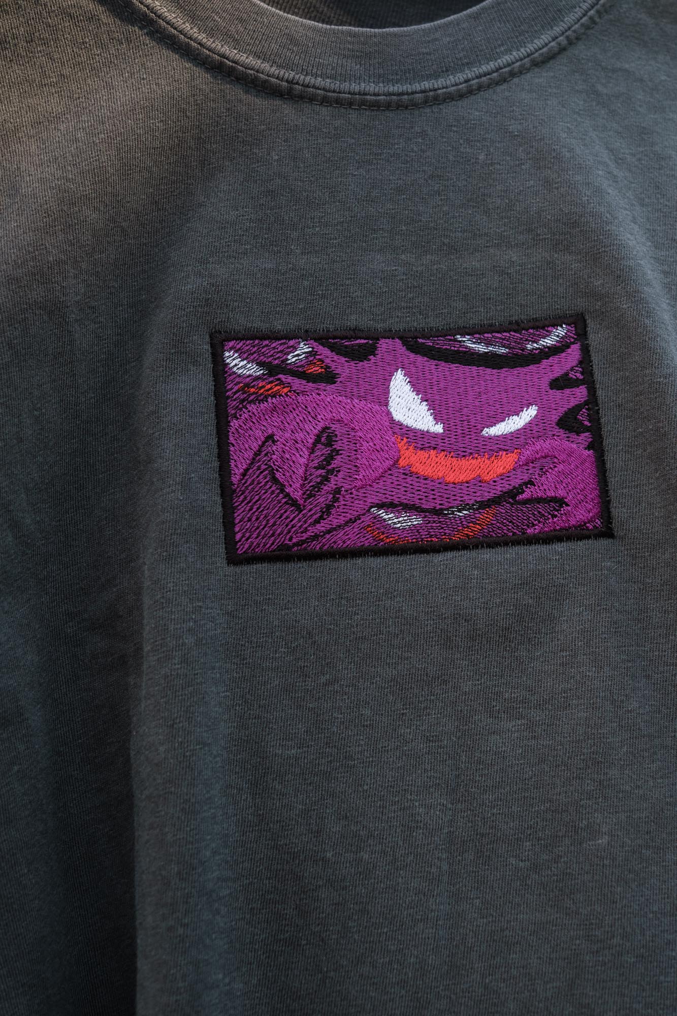 Haunter Ghost Type Embroidered T-Shirt