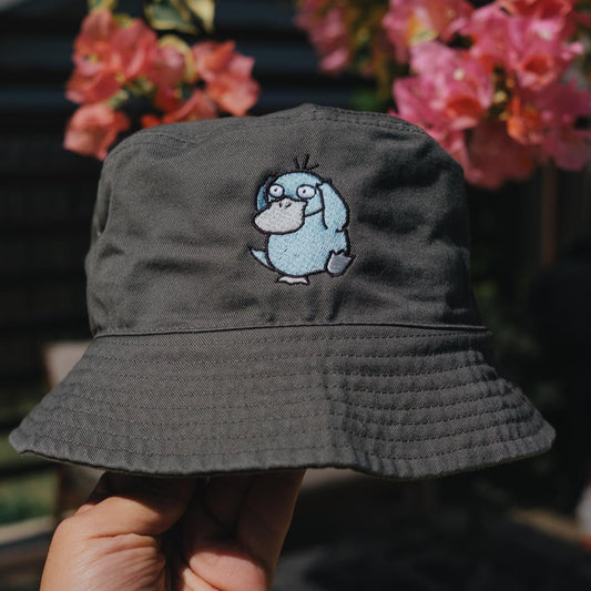 Psyduck Anime Embroidered Bucket Hat