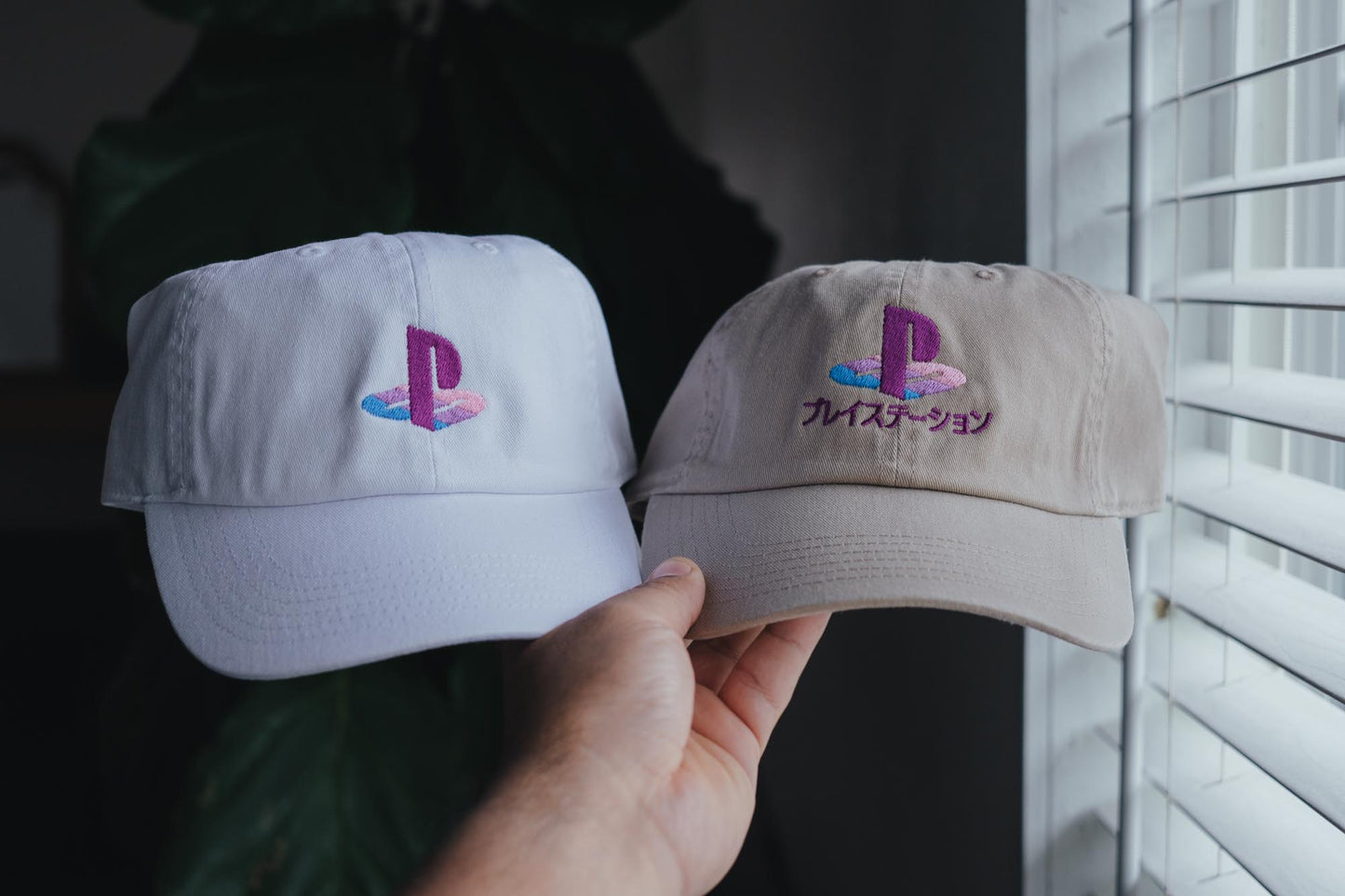 PS Vaporwave Retro Gaming Embroidered Hat