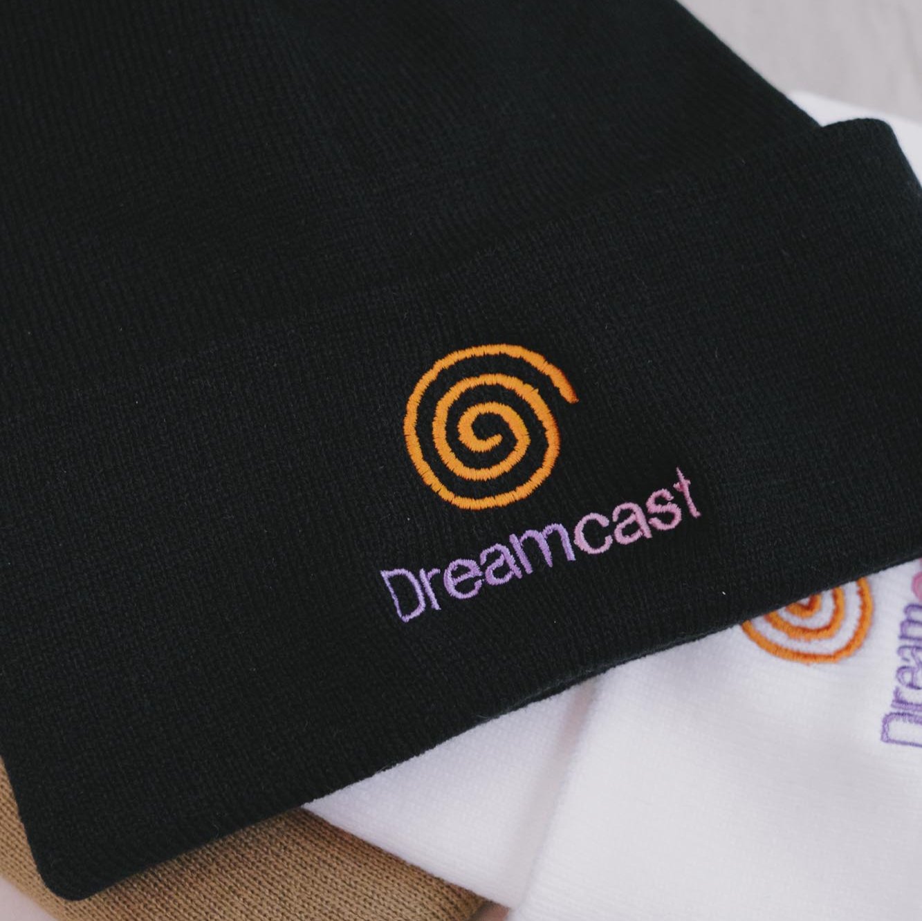 Dreamcast Vaporwave Retro Embroidered Beanie