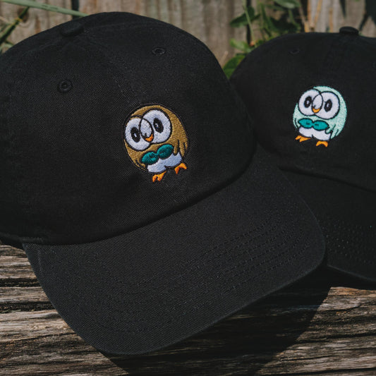 Rowlet Anime Embroidered Hat