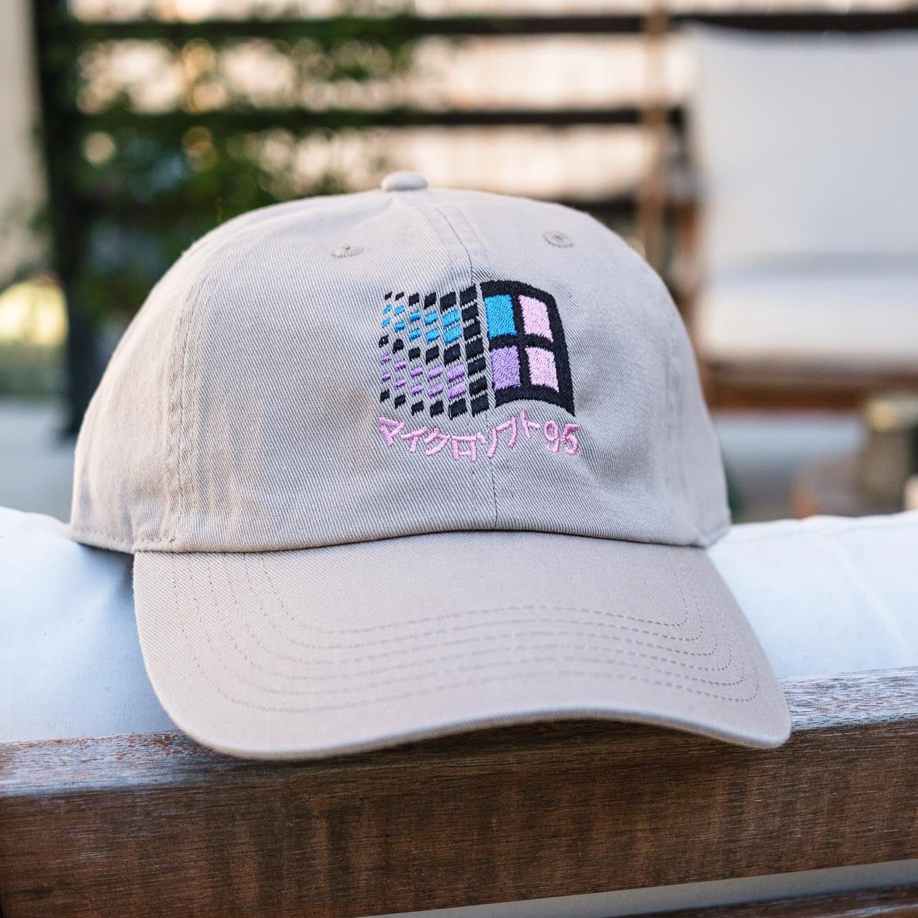 Windows 95 Vaporwave Retro Embroidered Hat