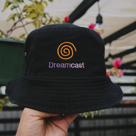 Dreamcast Vaporwave Retro Gaming Embroidered Bucket Hat