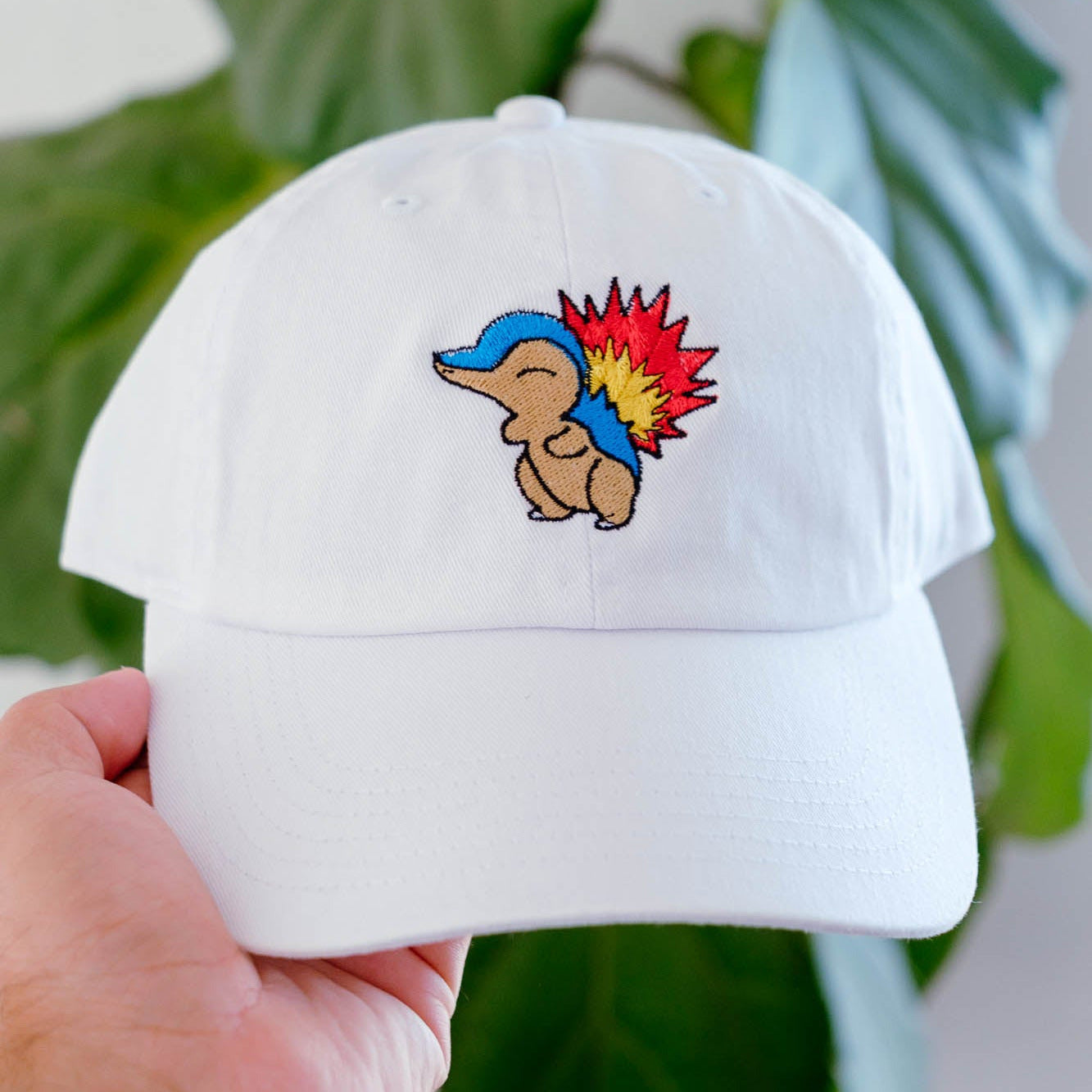 Cyndaquil Anime Embroidered Hat
