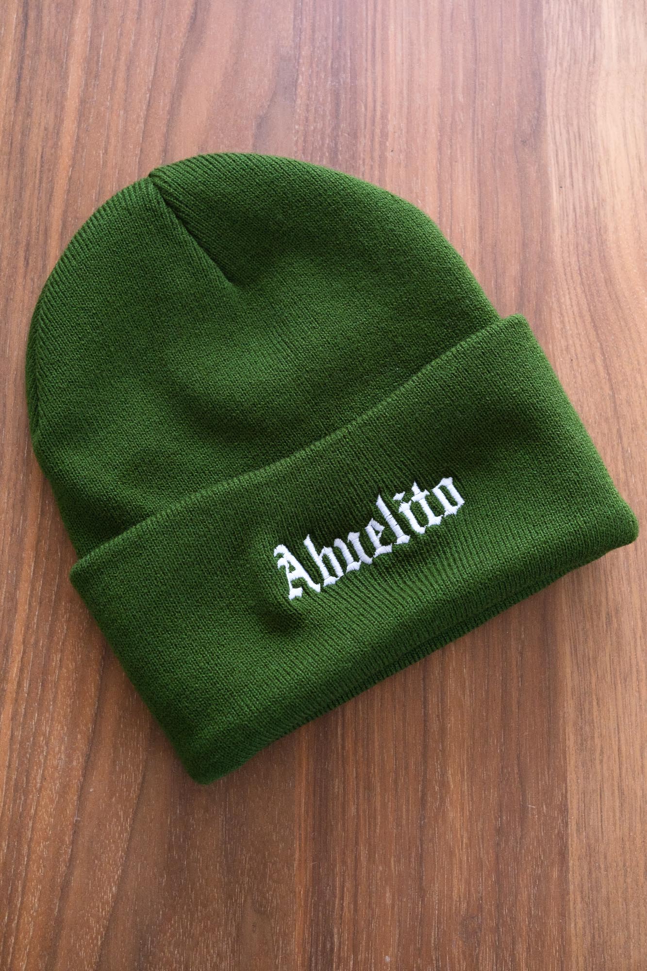 Custom Text Personalized Embroidered Beanie
