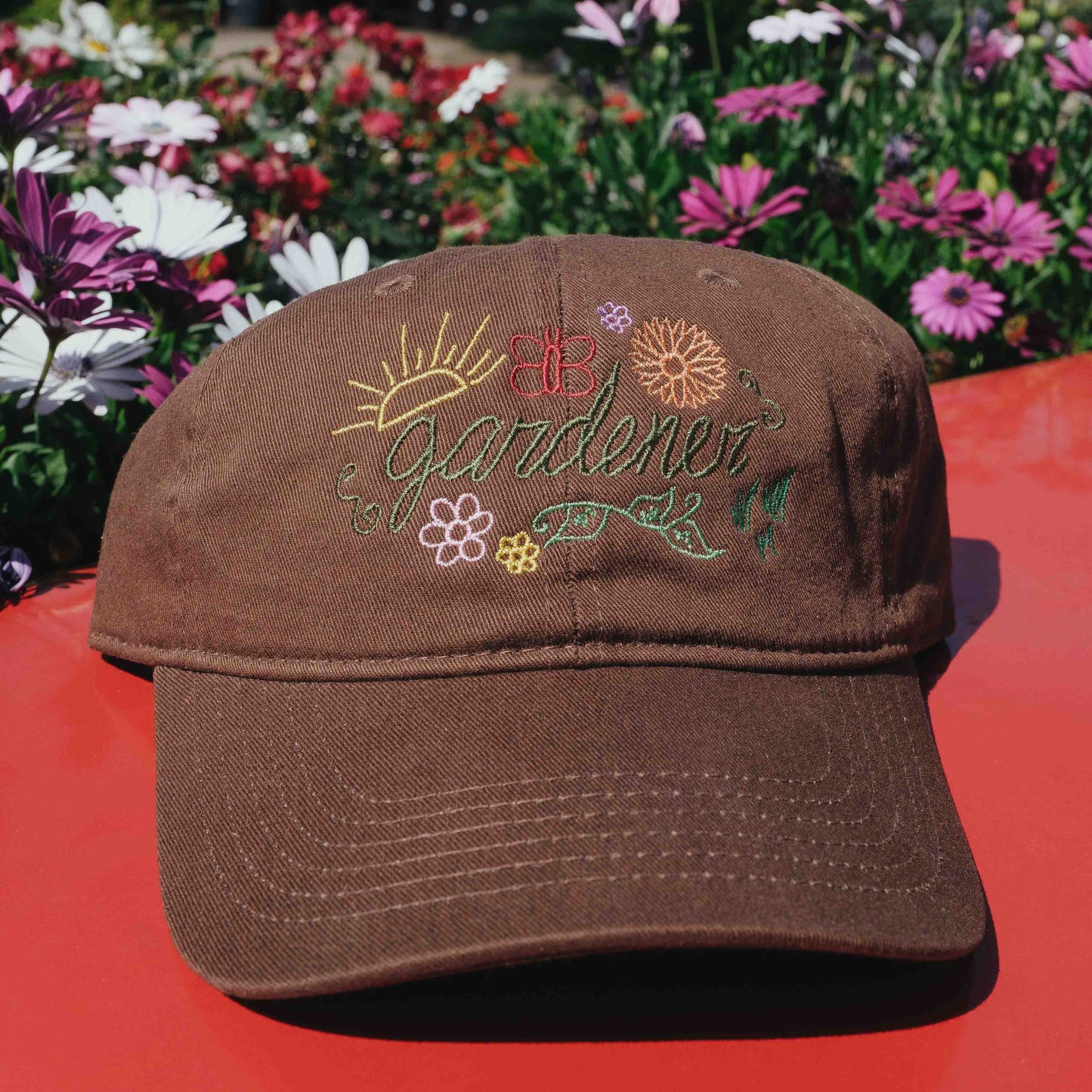 Gardener Botanical Embroidered Hat