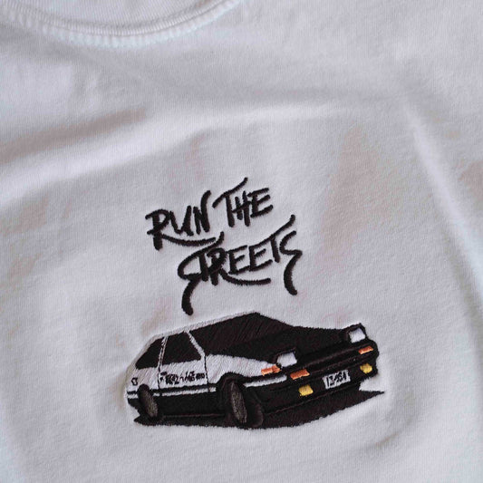 Toyota Corolla Trueno AE86 JDM Car Embroidered T-Shirt