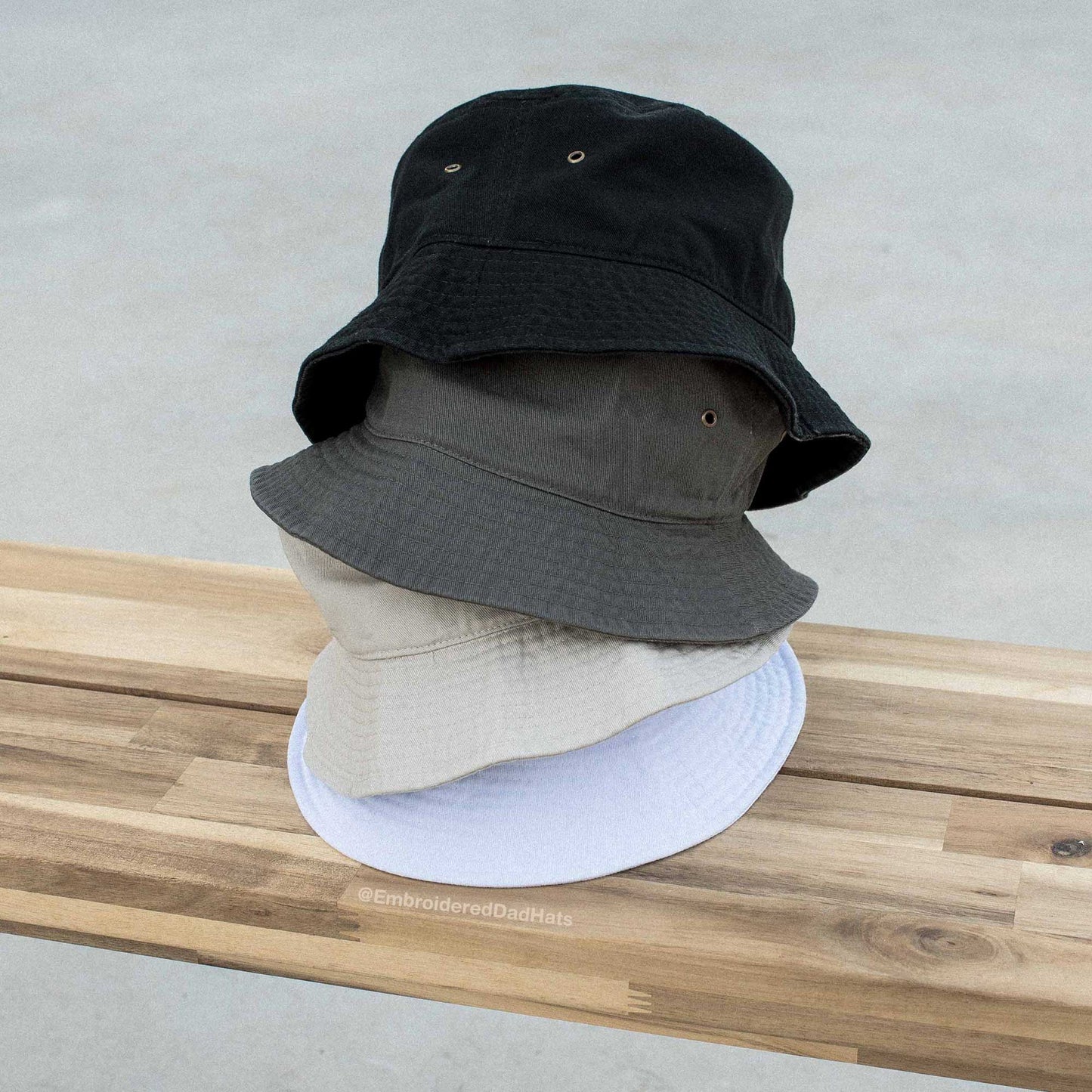 Your Text Here Embroidered Bucket Hat