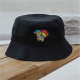 Cyndaquil Anime Embroidered Bucket Hat
