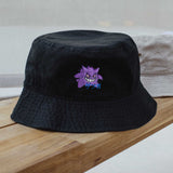 Gengar Anime Embroidered Bucket Hat
