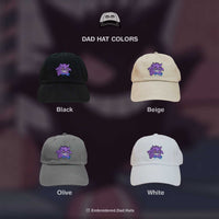 Gengar Anime Embroidered Dad Hat