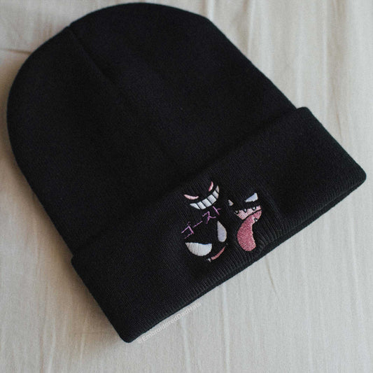 Ghost Type Anime Embroidered Beanie