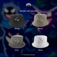Ghost Type Anime Embroidered Bucket Hat