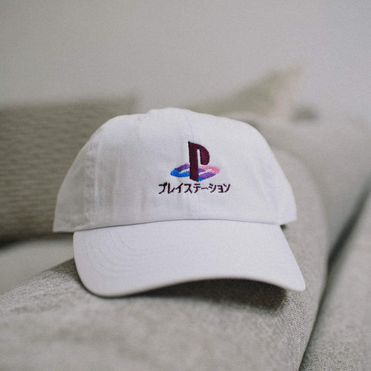 PS Vaporwave Retro Gaming Embroidered Hat