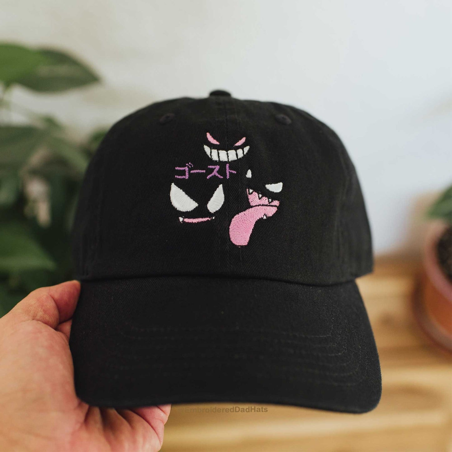 Ghost Type Anime Embroidered Hat (Gastly, Gengar, Haunter)