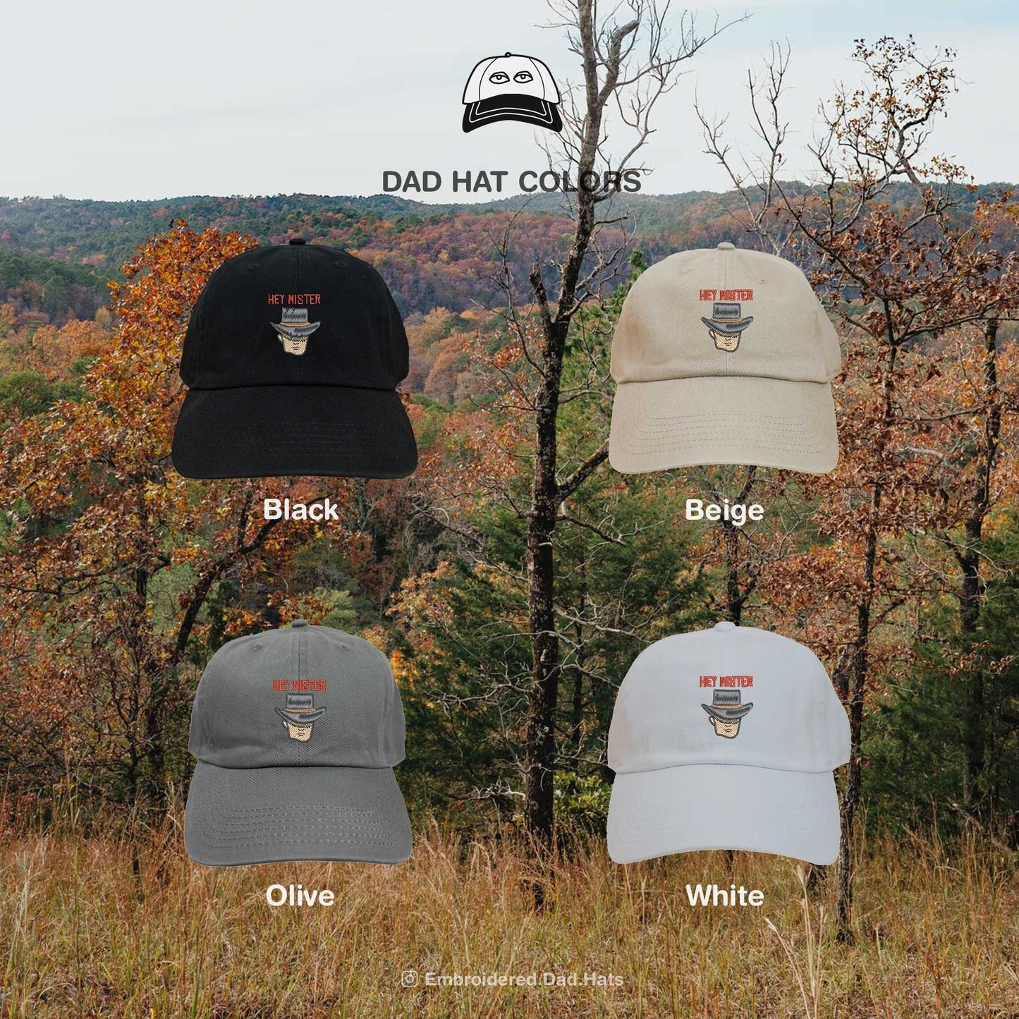 Cowboy Western RPG Gaming Embroidered Hat