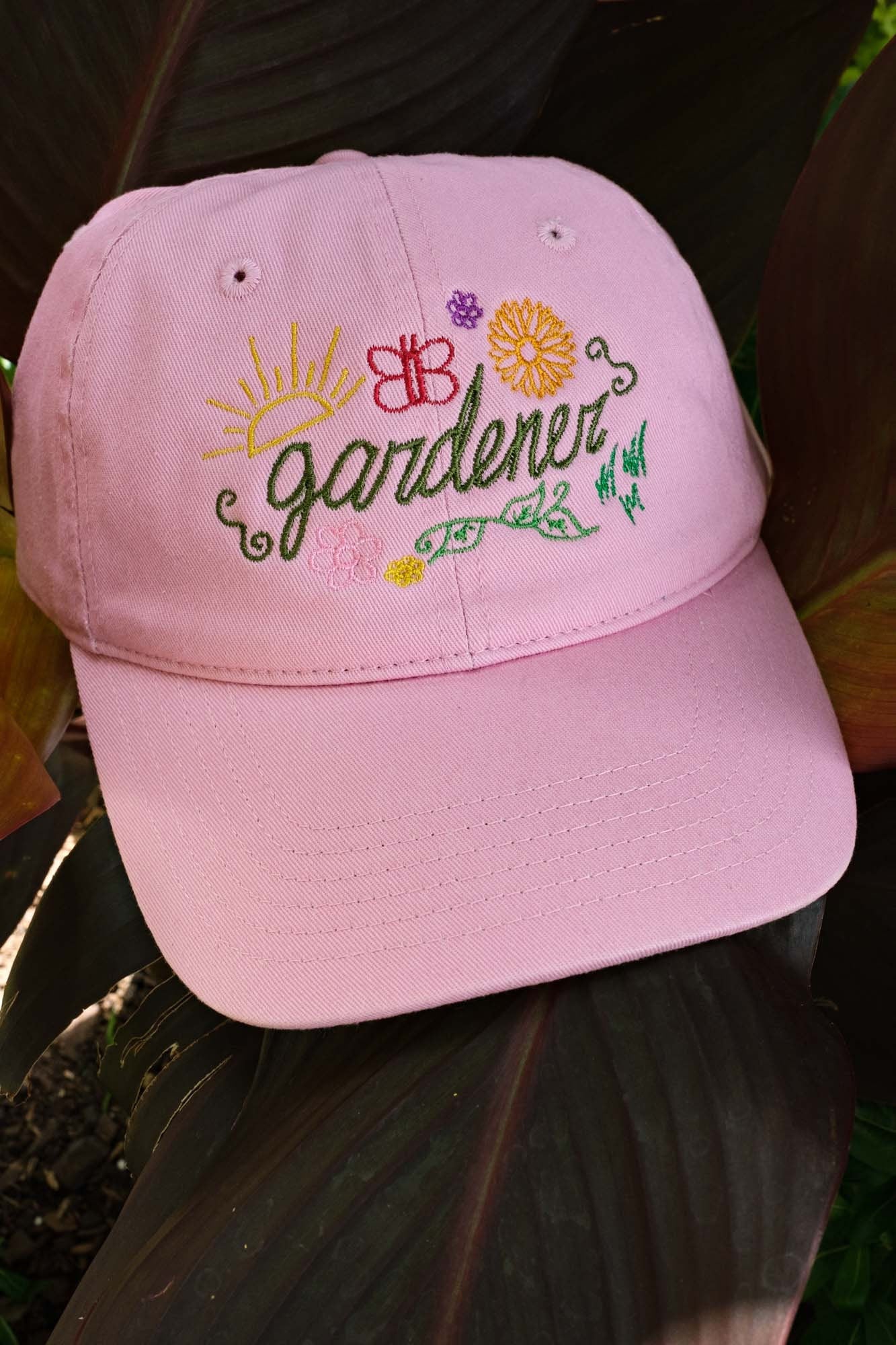 Gardener Botanical Embroidered Hat