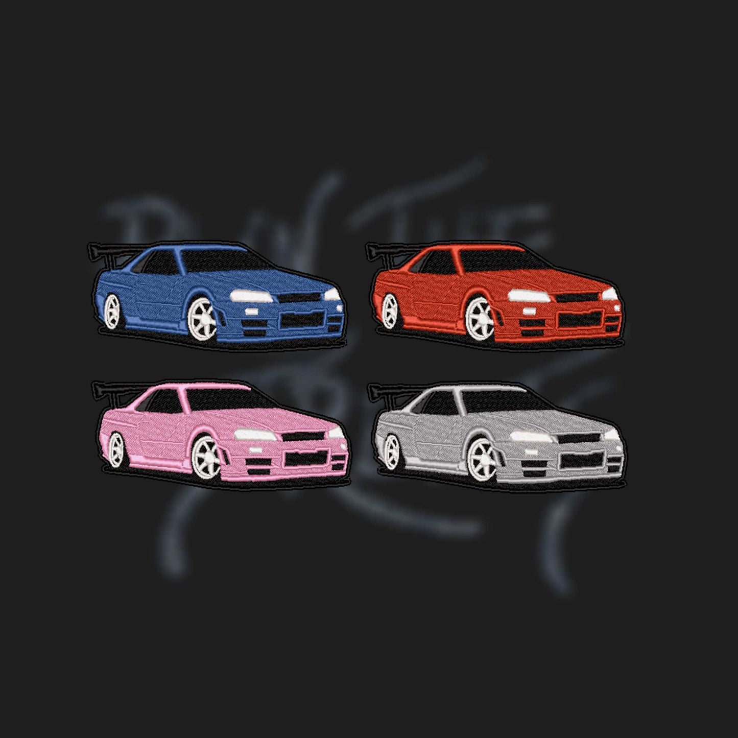 Nissan GTR Skyline R34 JDM Embroidered Patch