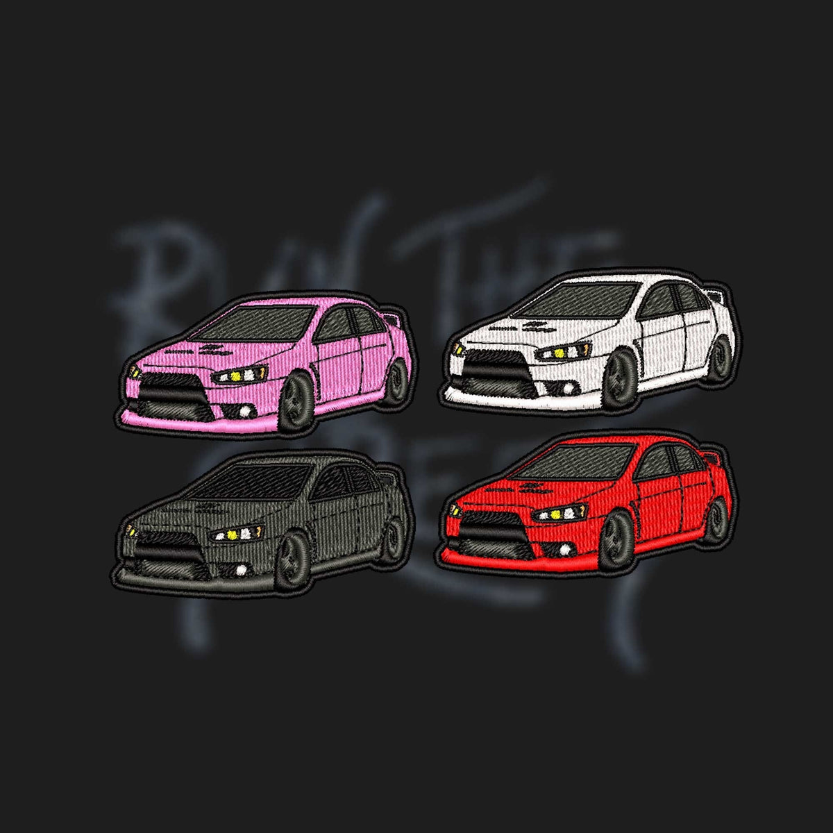 Mitsubishi Lancer Evo X CZ4A JDM Embroidered Patch