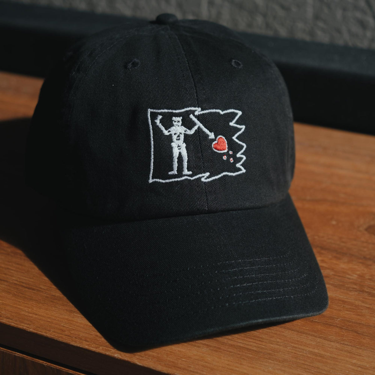 Blackbeard Glowing Pirate Tactical Flag Embroidered Hat