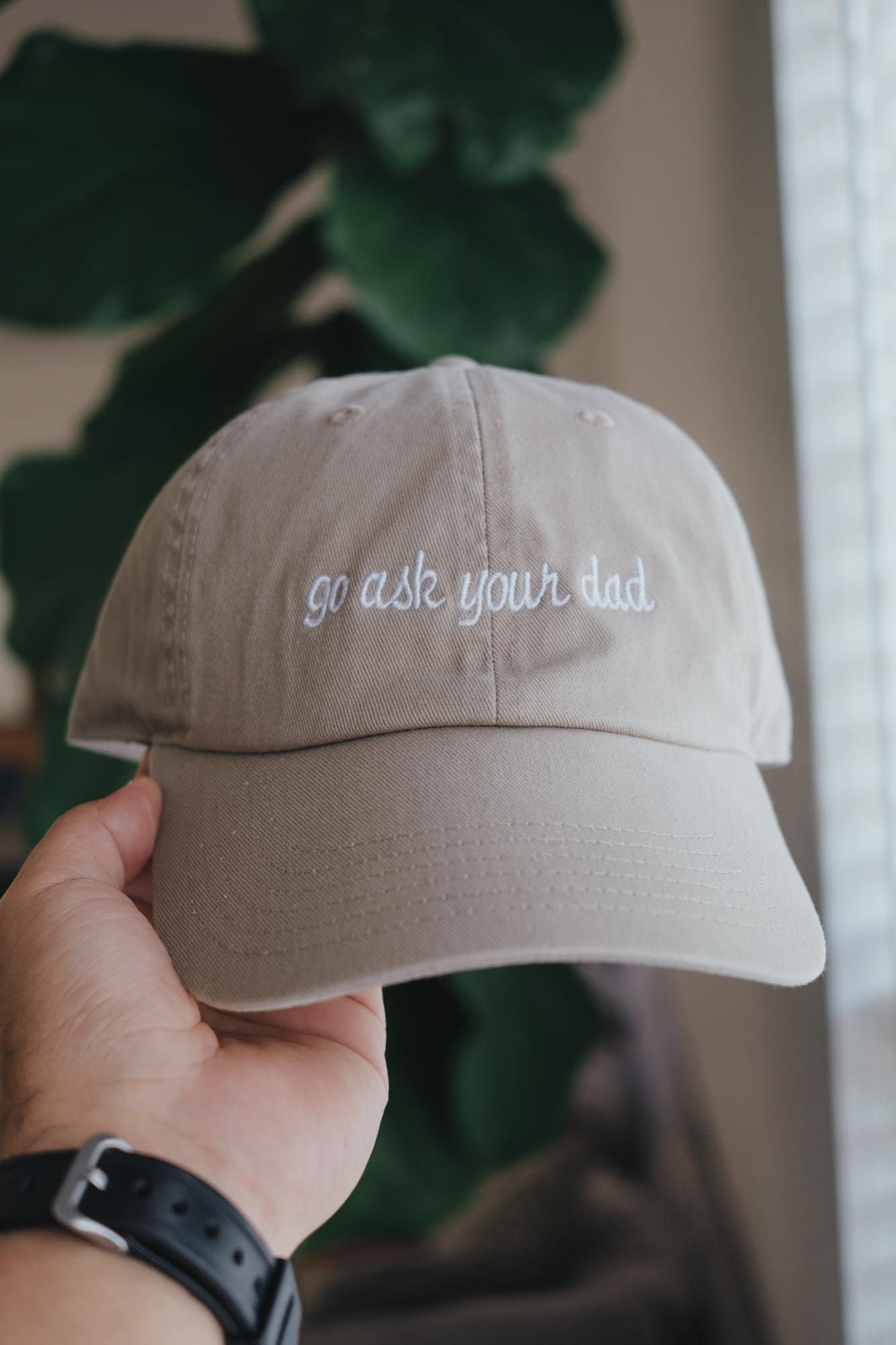 Go Ask Your Dad Embroidered Hat