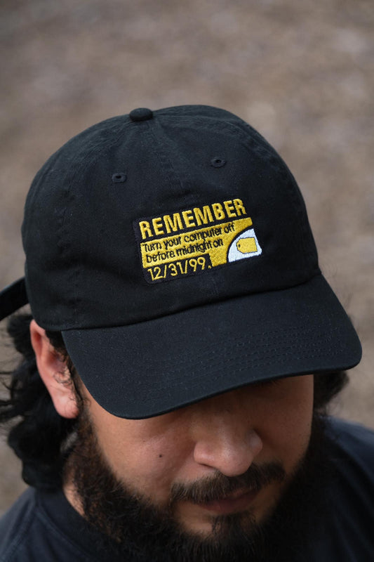 Turn your computer off Y2K Retro Embroidered Hat