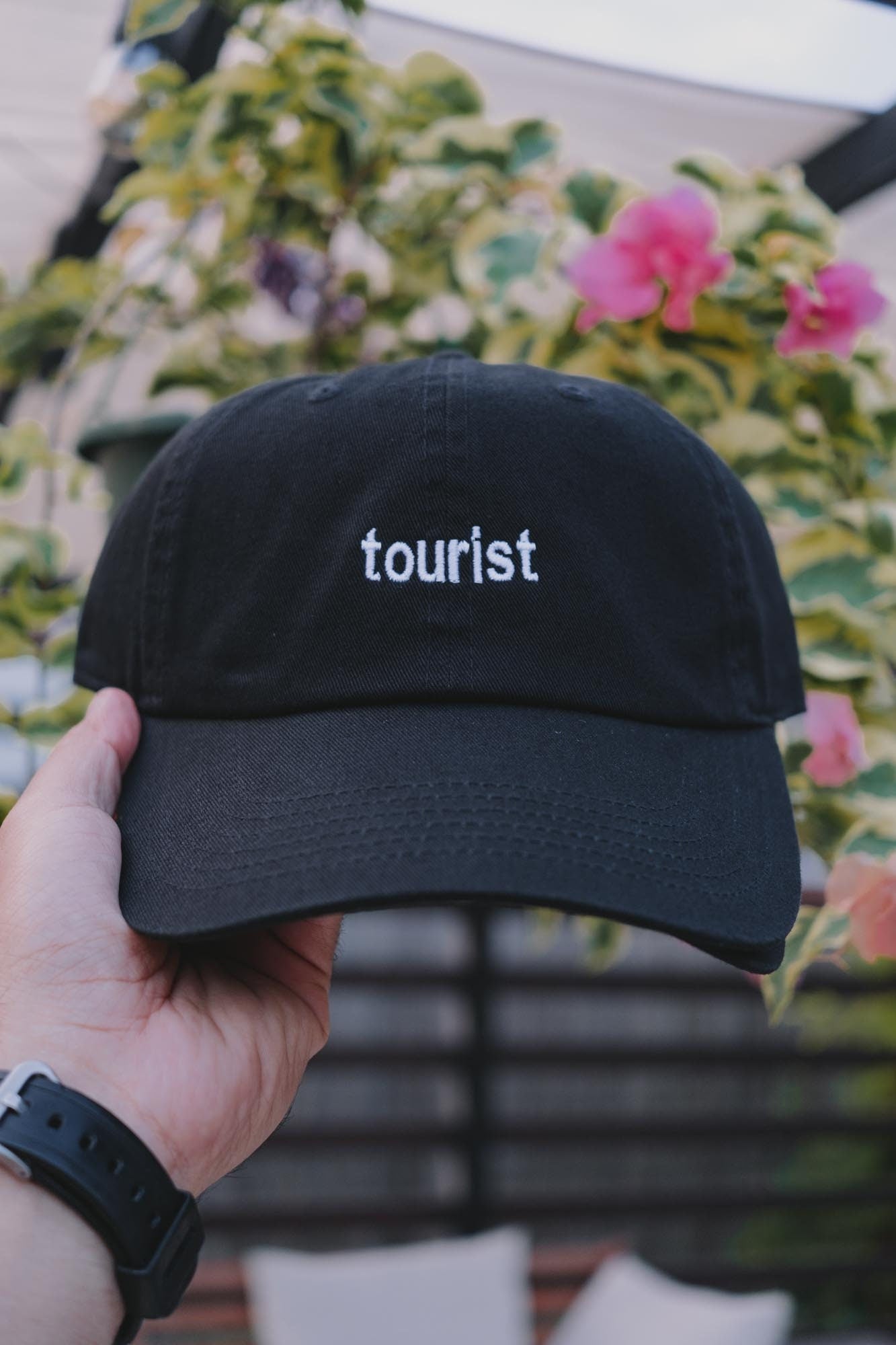 Tourist Embroidered Hat