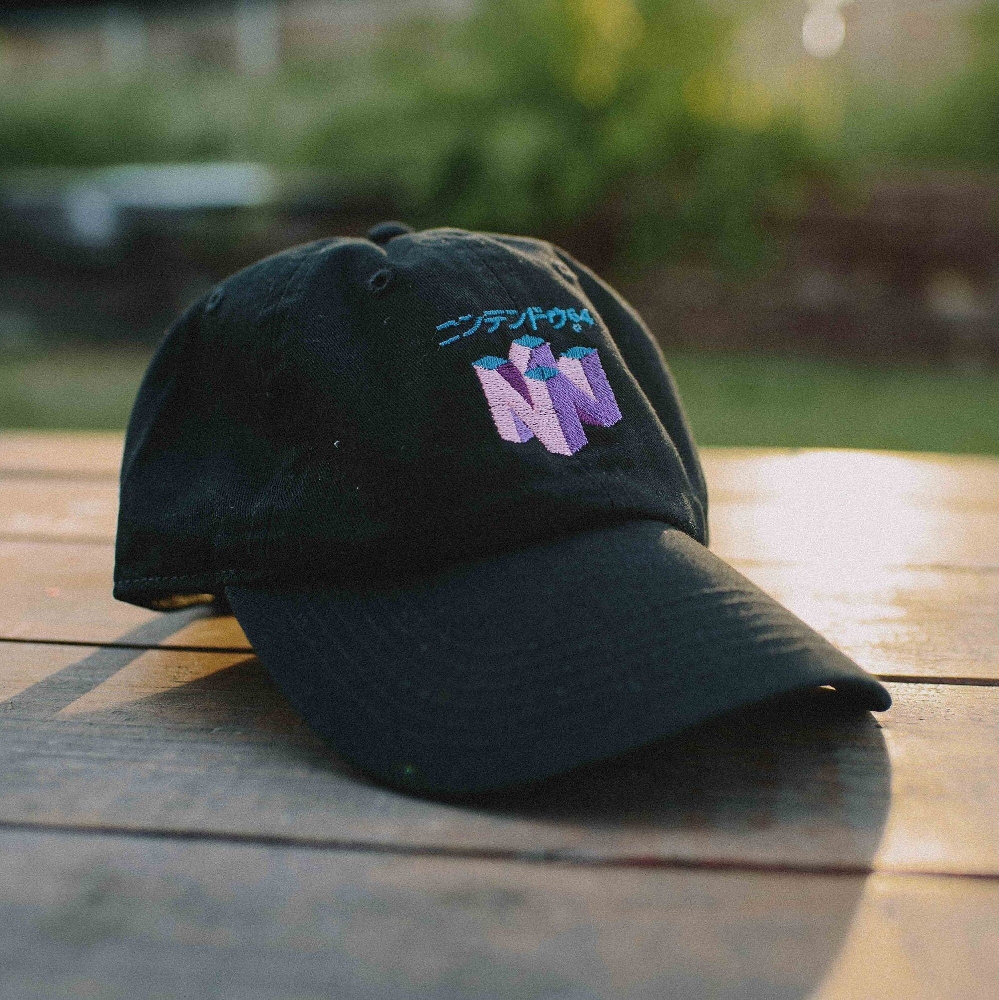 N64 Vaporwave Retro Gaming Embroidered Hat – Embroidered Dad Hats