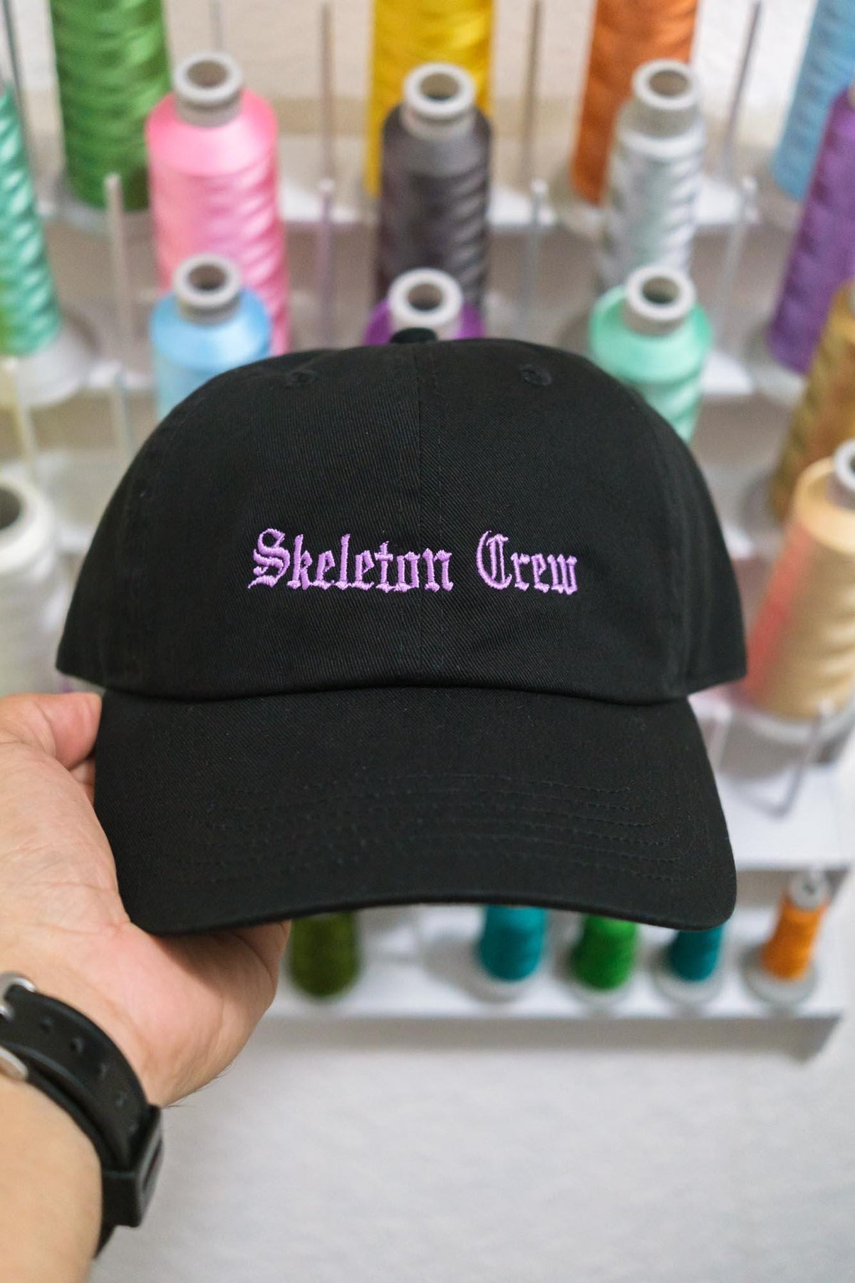 Skeleton Crew Spooky Embroidered Hat