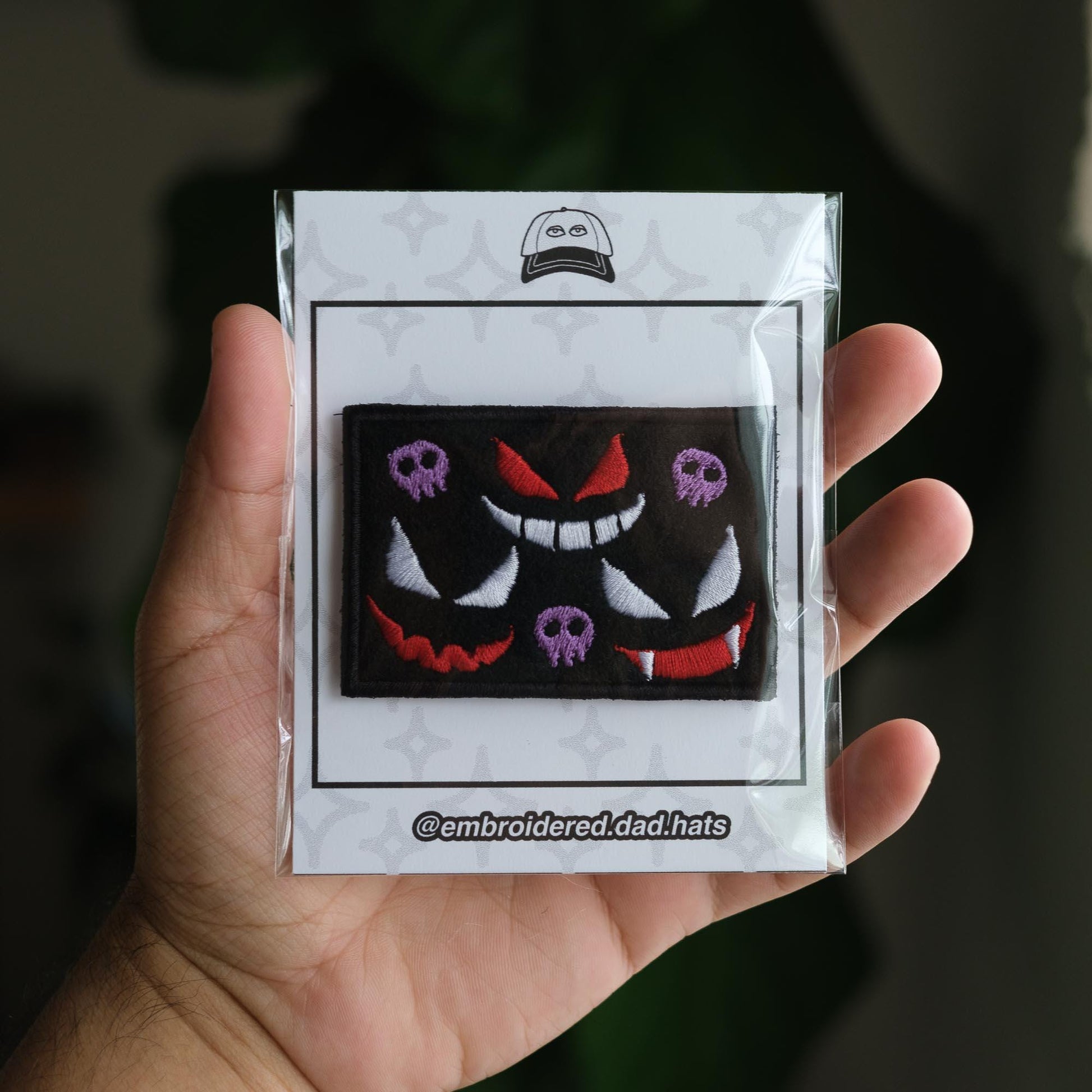 Ghost Type Town Anime Embroidered Patch
