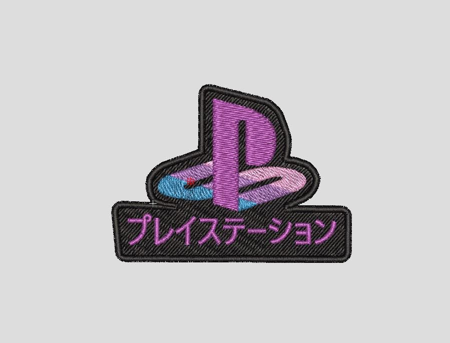 PS Vaporwave Retro Gaming Embroidered Patch
