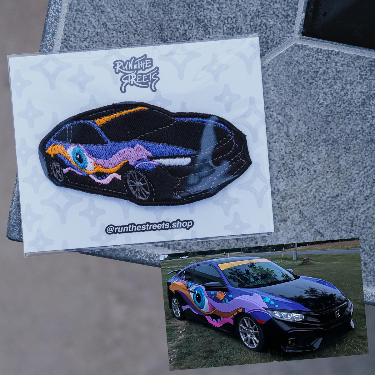 Custom Car Embroidered Patch
