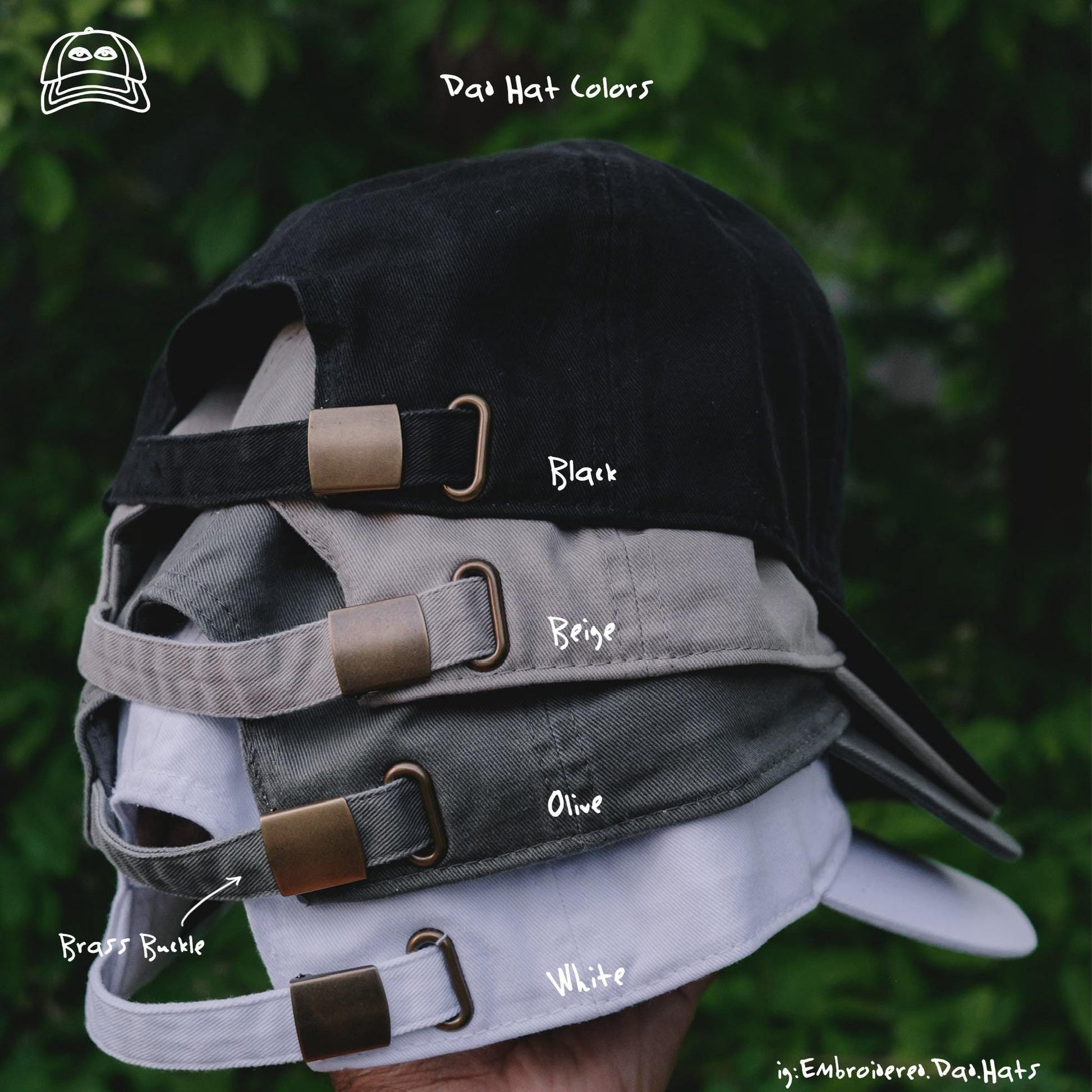 Custom Kanji Embroidered Hat